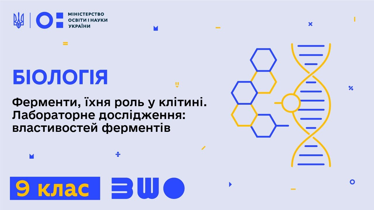 9 клас. Біологія. Ферменти, їхня роль у клітині. Лабора… — Transcript