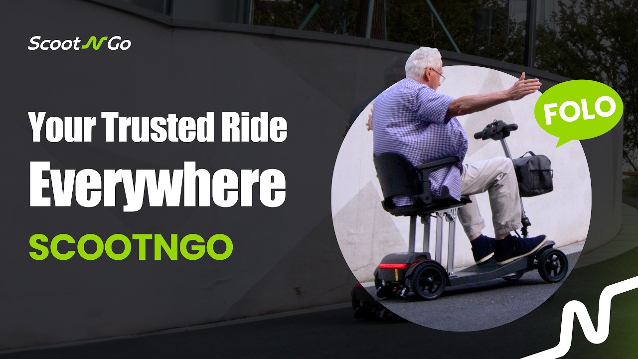 Play scootngo's video for the ScootNGo Folo Folding Mobility Scooter on YouTube.