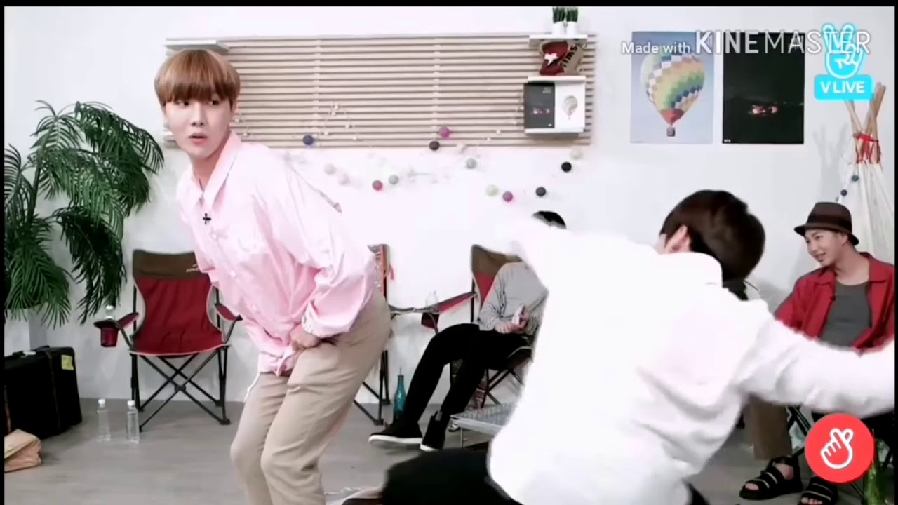 Vlive Where Jungkook Slaps Jhope's Butt