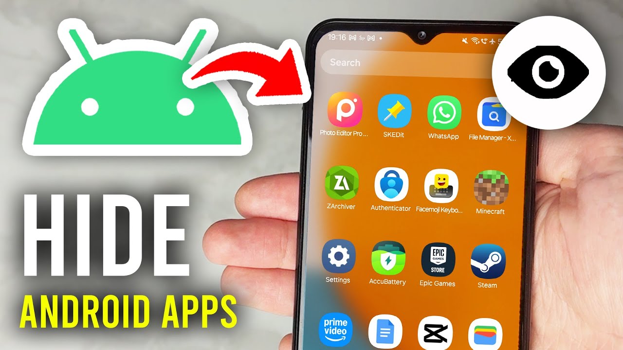 How To Hide Apps On Android - Full Guide - YouTube