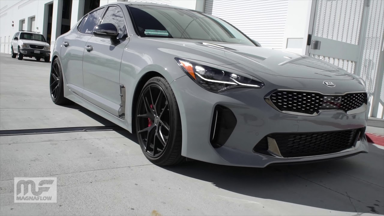 Kia Stinger MagnaFlow Cat Back Exhaust Sound Clip YouTube