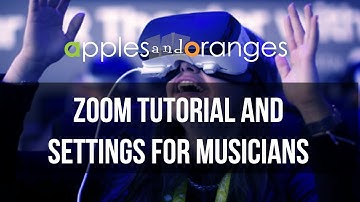 Zoom Tutorial & Settings for Musicians, Singers, and Performers | Tim Kashani | Virtual Performing