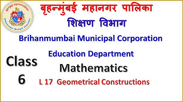 Class 6 mathematics L 17 Geometrical Constructions by BMC edu VTC Teacher Sreekumar T