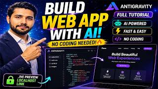 Build a Web App with AI 🤯 | Antigravity AI Full Tutorial (No Coding)