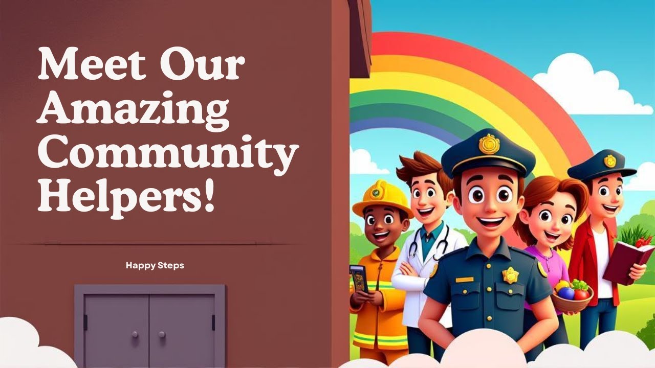 Community Helpers for Kids | Learn About People Who Help Us | Happy ...