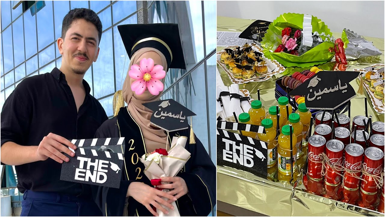 فيديو تخرج أختي 😍 أفكار للحلويات و التحضيرات لي درتها (مملحات/حلويات/ديكور/…….)