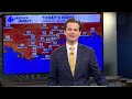 Hot and muggy with spotty rain this week