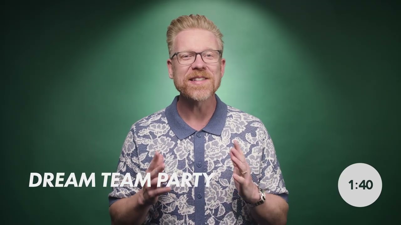 Weekly church announcement video hosted by Justin