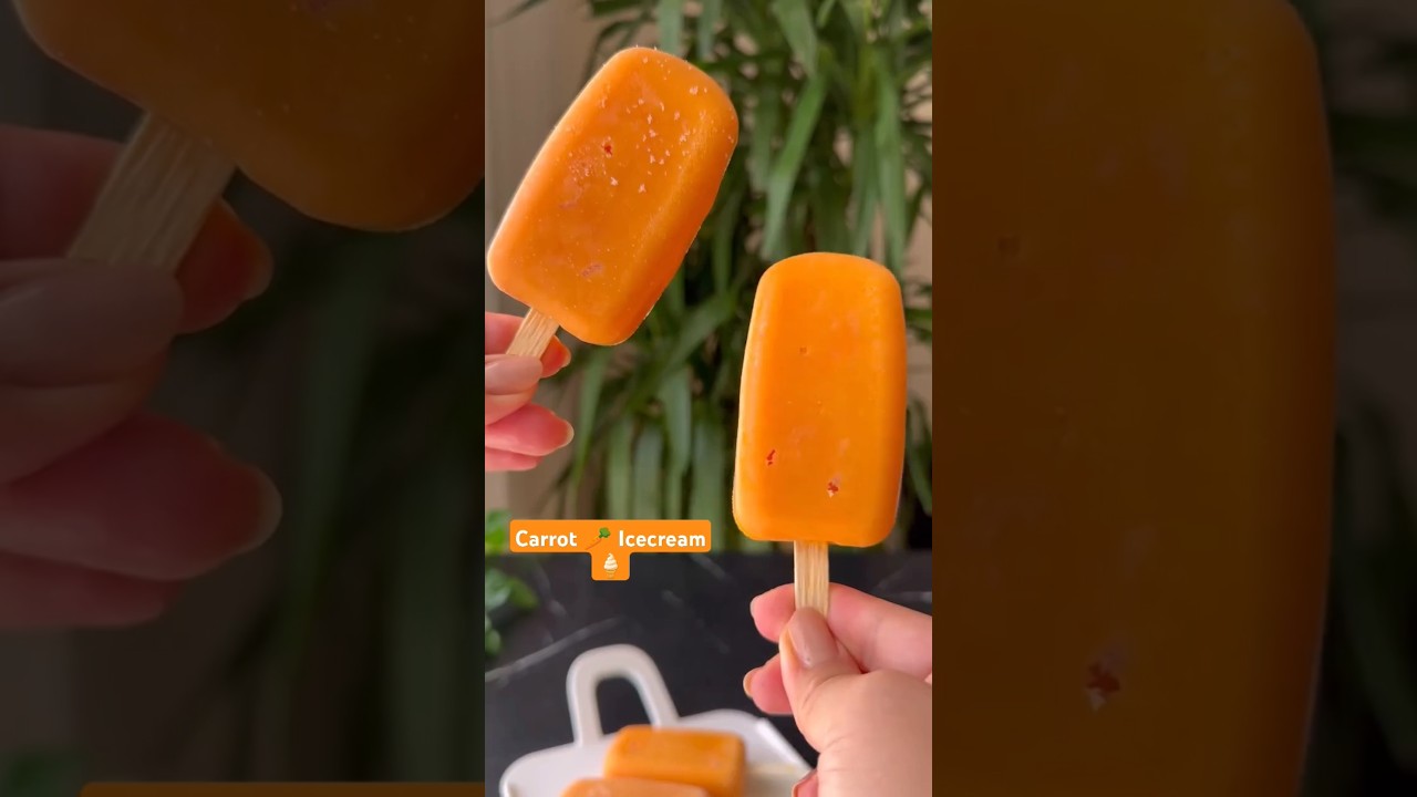 Carrot 🥕 🍨 Icecream recipe