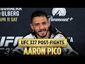 AARON PICO Talks Value In Training With Khamzat Chimaev | Details King Mohammed of Morrocco Support