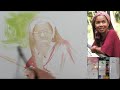 How to paint a smiling cambodian girl in watercolor with Amir Nir 1 of 4