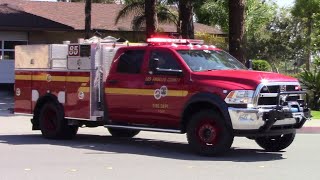 LACoFD Engine 85 & EST85 Responding
