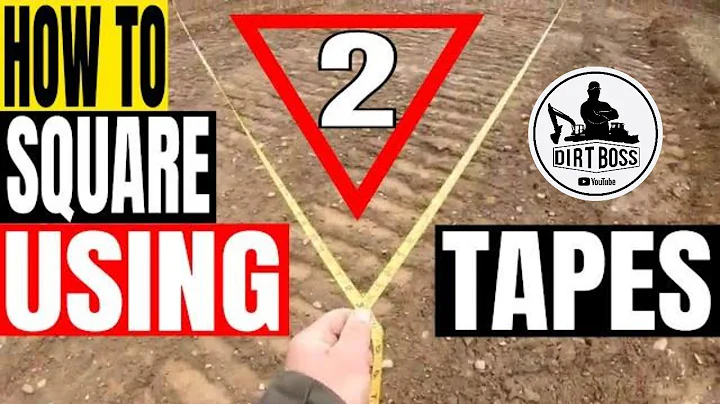 How to square & excavate a foundation Tri-County  Excavating 'Dirt Boss'