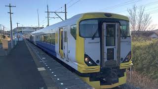 E257系500番台マリNB-05編成富浦発車