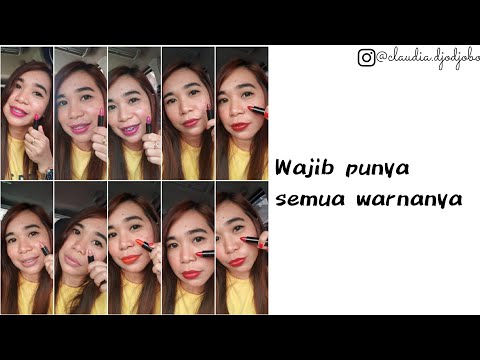 Swatches & Review OnColour Cream Lipstick Oriflame - Bikin Bibir lembut & Lebih Cerah Memukau. 