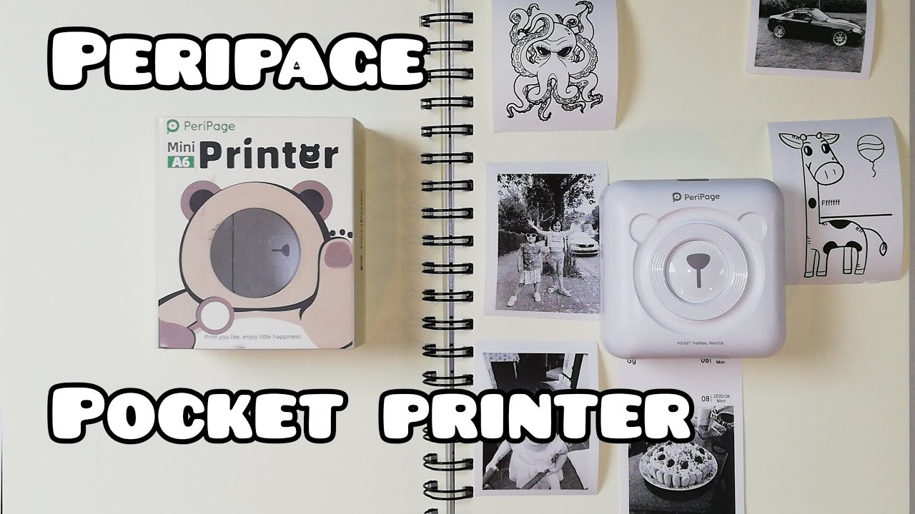 Unboxing & review Peripage pocket printer 204 dpi. YouTube