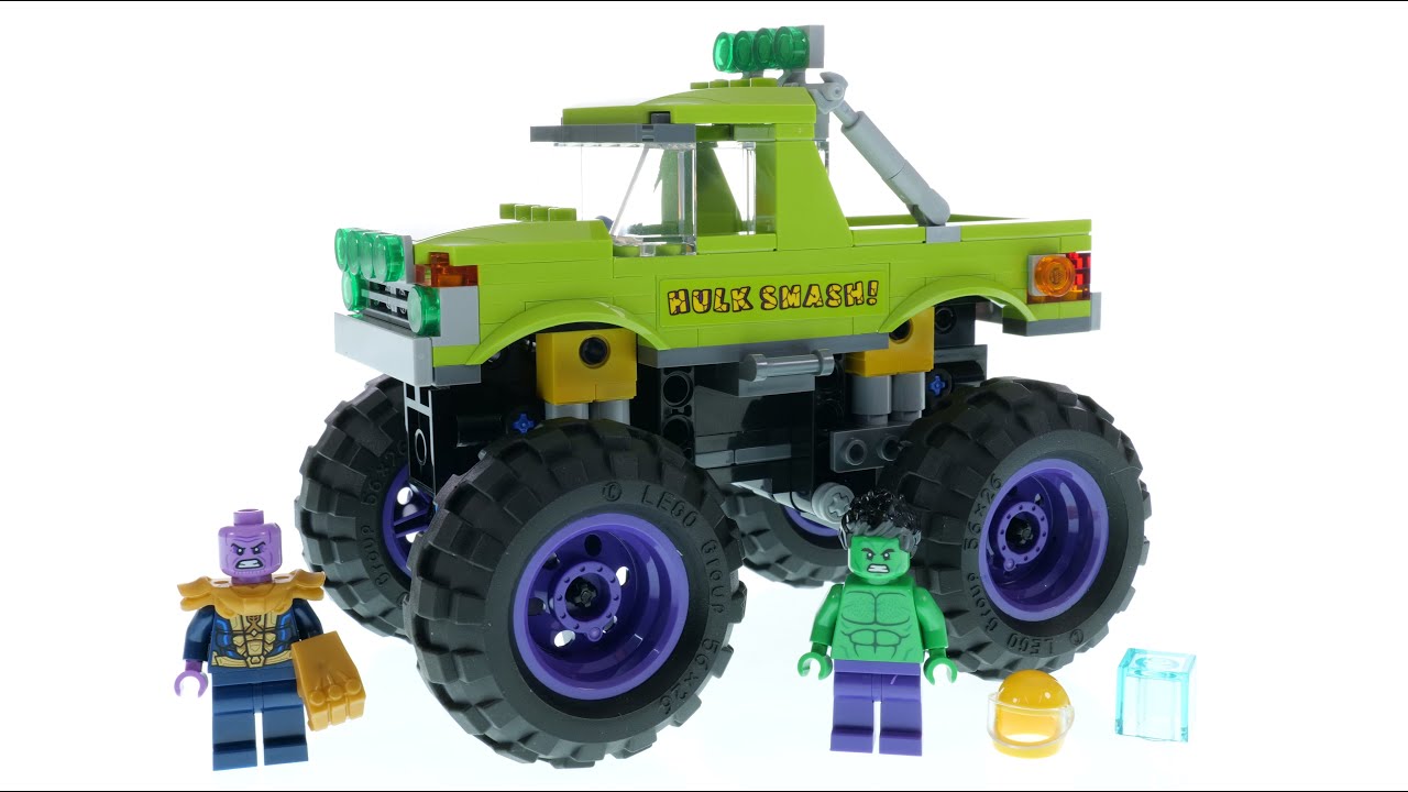 LEGO Marvel 76312 Hulk Truck vs. Thanos