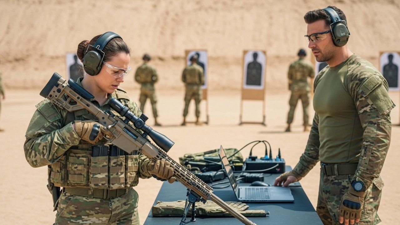 She Was Sweeping The Barracks—Until A SEAL Handed Her His Rifle And Stepped Aside In Respect.