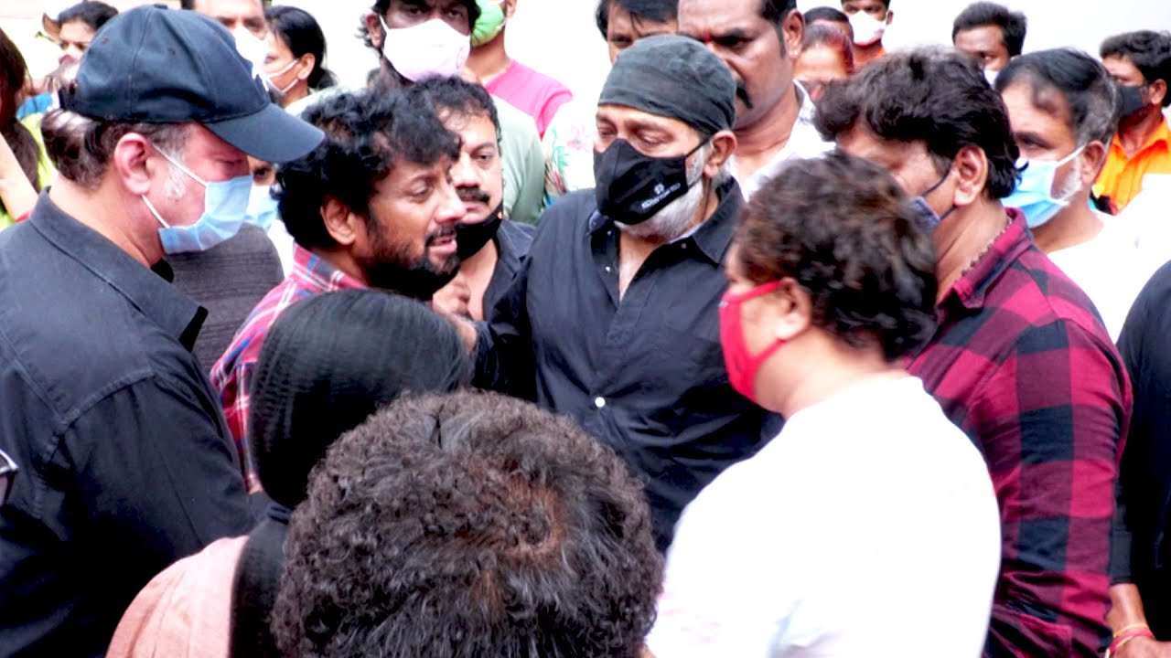 Tollywood Celebrities Visuals With Uttej | Uttej Wife Last Rites Latest Visuals | TFPC