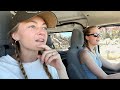 Van camping with my sister rock climbing in joshua tree for the first time 