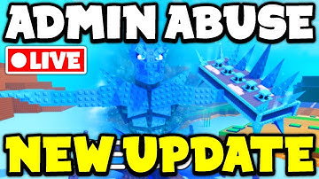 🔴LIVE - ADMIN ABUSE and NEW UPDATE in Plants Vs Brainrots Roblox