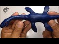 How to make a PLESIOSAURIO with plasticine or clay in steps - My Clay World