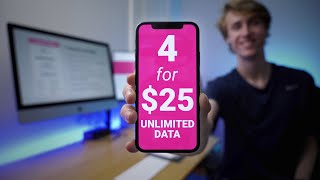 T-Mobiles 4 Lines Of Unlimited Data For 100 Deal - Explained
