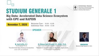 Accelerated Data Science Ecosystem with GPU & RAPIDS
