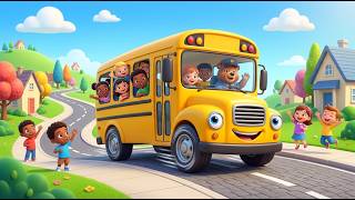 Wheels on the Bus 🚌 | Classic Nursery Rhyme for Kids | Fun Sing Along & Action Song