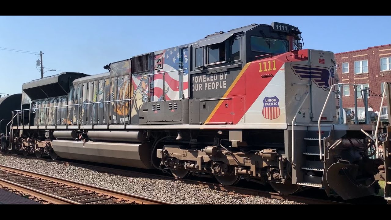 2024-08-21j[SEE UP 1111 LOCO]Union Pacific Manifest Freight - YouTube