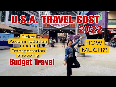 COST OF TRAVEL IN U.S.A | GASTOS SA USA TRAVEL 2022 | Mareng Dora