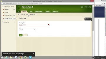 SchoolWires - Teacher Overview