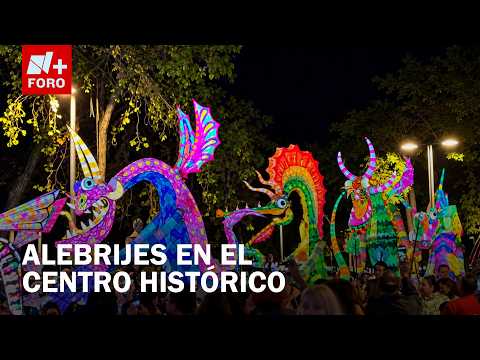 See the parade of illuminated Alebrijes in the heart of Mexico City