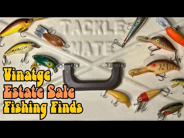 Vintage Estate Sale Fishing Finds 