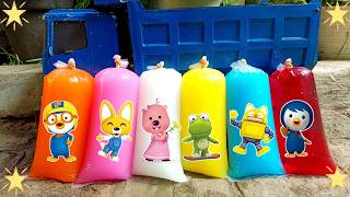 Pororo Bermain Air Warna Warni Bersama Tongtong, Poby, Hary, Paty, Loopy, Edy, Rody, Tutu, Crongs