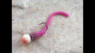 Mikro jig squirmy worms fly-jig