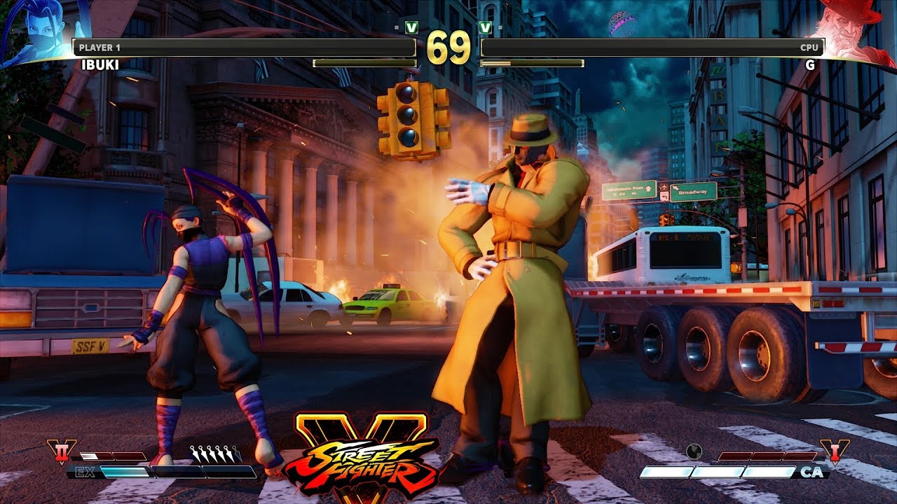 Street Fighter V AE Ibuki vs G PC Mod