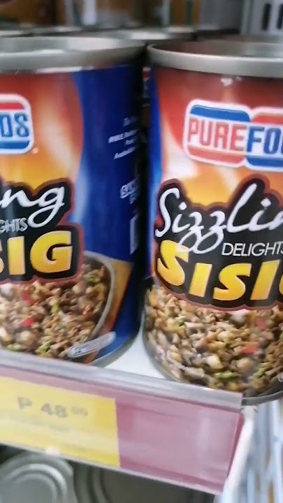 Canned foods #shorts   #pulutan #sisig #shots #tanpuluts #dinner