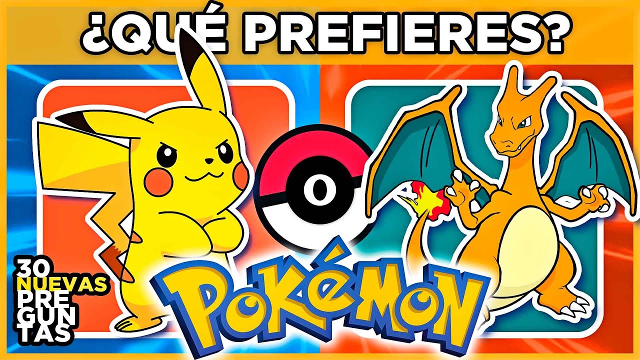 🔄 ¿QUÉ PREFIERES? PIKACHU O CHARIZARD ⚡🔥 juego de elecciones Ed: Pokémon parte 2 