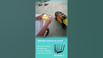 NO LAG 5G WiFi6 Router for RC Cars? ZBT Z8106AX-T Tested at 100KM/H! #wifi6 #5grouter #automobile