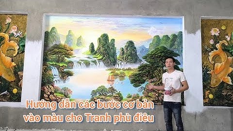 Hướng dẫn vẽ tranh phù điêu Tùng Hạc