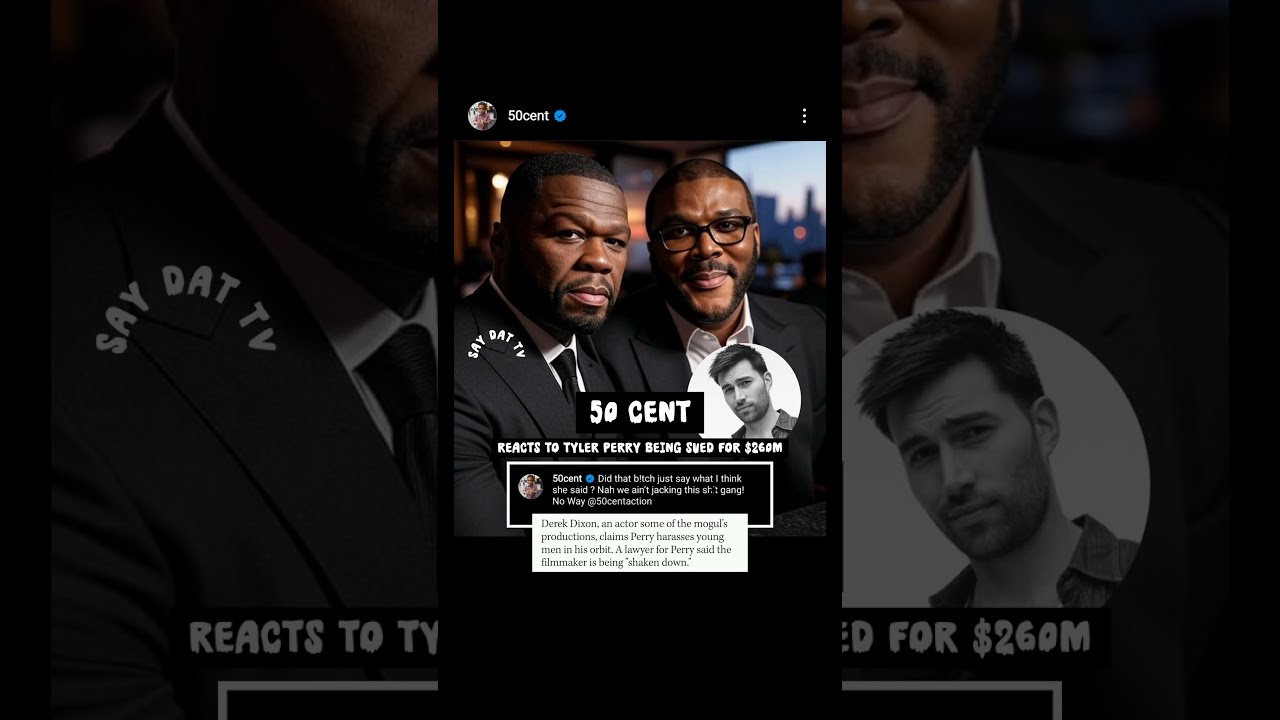 50 Cent Reacts To Tyler Perry Being Sued For 260 Million Dollars 