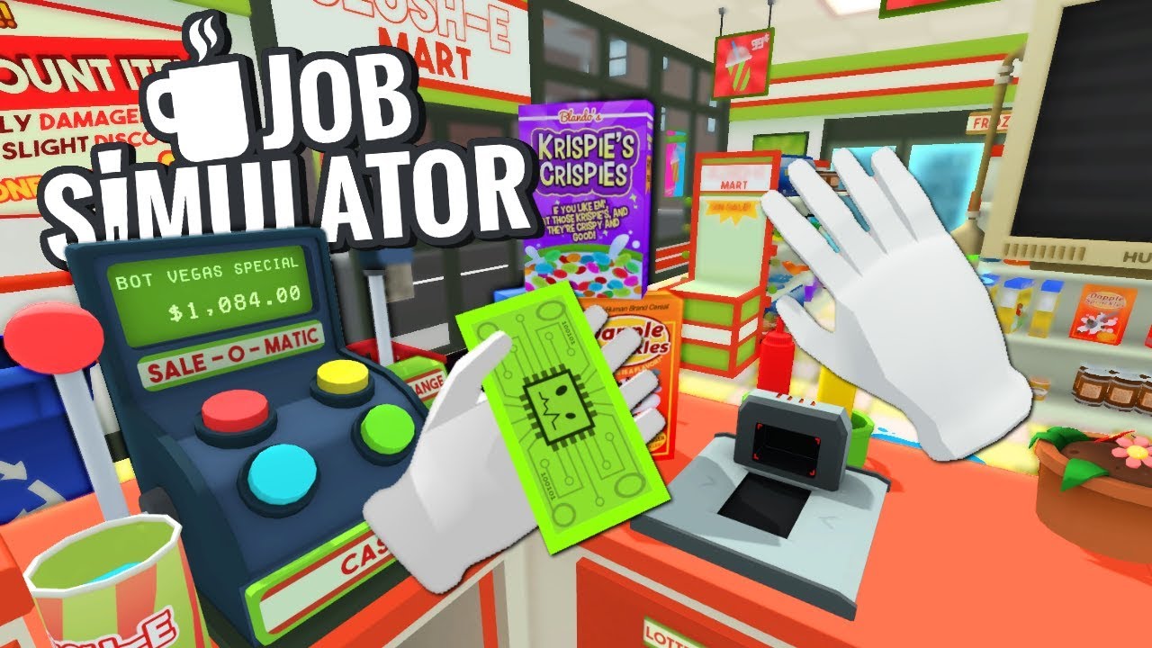 DUNO BLIR ANSTÄLLD SOM BUTIKSBITRÄDE I JOB SIMULATOR (VR)