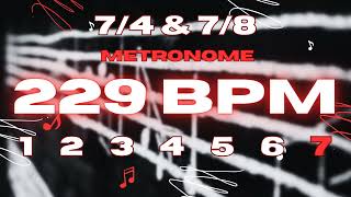 Information 229 BPM - 7/4 Metronome Update