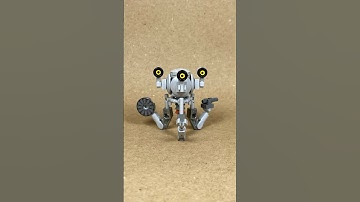 Lego Fallout Codsworth / Mr Handy  #lego #legotutorial #fallout #shorts