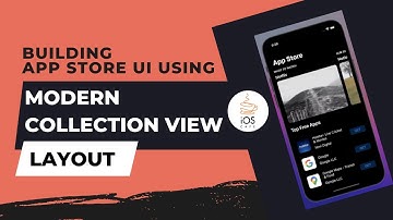 Building app store UI using modern collection view | iOS Cafe event