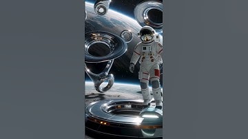 ORBITAL SCULPTURE FIELDS#ai #aiart #aifilm #epicspace #scifi #hoverboard #megastructure