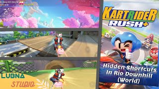 [KartRider Rush+] Hidden Shortcuts In Rio Downhill (World) Gameplay screenshot 5