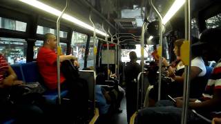 DesignLine 1302 M42 bus from Sixth Avenue to Fifth Avenue