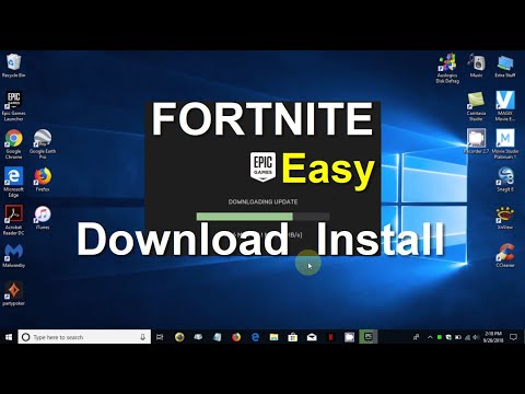 How to Install FORTNITE after you Download FORTNITE on PC - Free & Easy - Newest Version